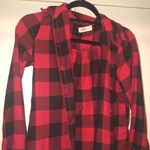 Red plaid flannel